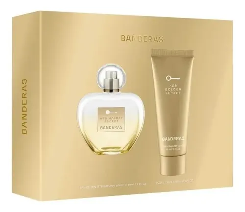 Estuche Perfume Mujer Banderas Her Golden Secret Edt 80ml