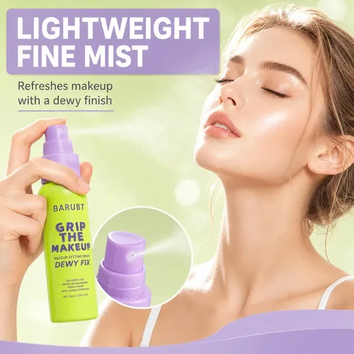 Spray Fijador Hidratante Ligero, Aceite De Larga Duración