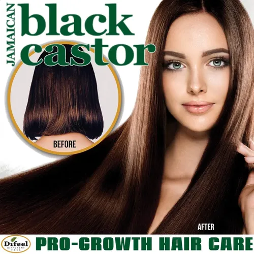 Paquete De Aceite Capilar Difeel De Ricino Negro Jamaicano,