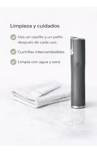 Depilador Facial Eléctrico Dermaplaning Recargable Usb Mujer