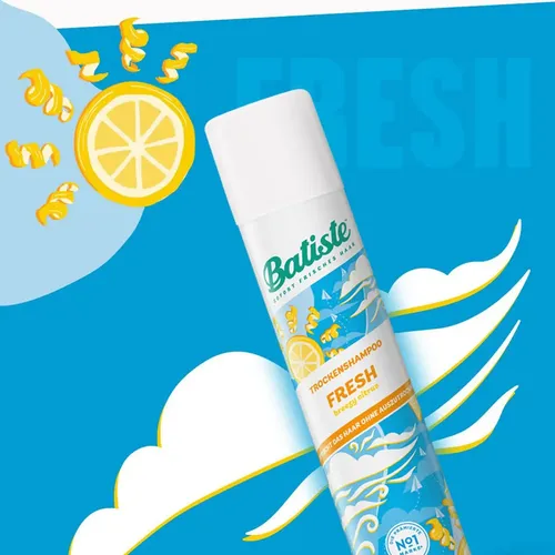 Shampoo Seco En Aerosol Batiste Fresh Breegy Citrus Lavado Sin Agua