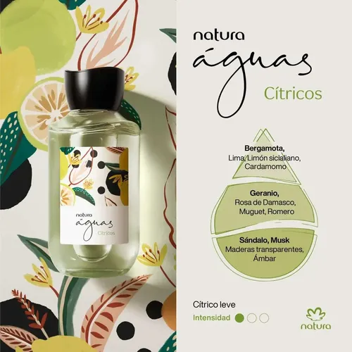 Natura Águas Cítricos 150ml Colonia