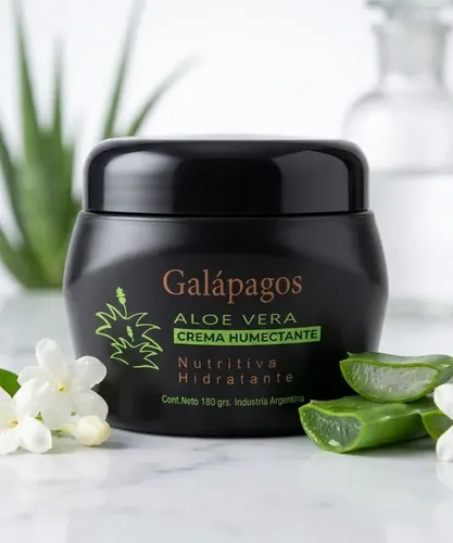 Crema Con Aloe Vera Galapagos X 180 Gr (pack X 4 Unid)
