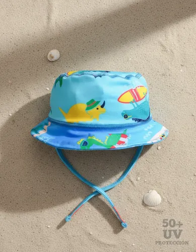 Gorro Infantil Tela Malla Bebe Niño Piluso Con Protección Uv