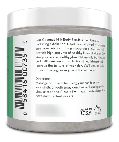 Exfoliante Corporal Pure Body Naturals Coco 355ml Hidratante