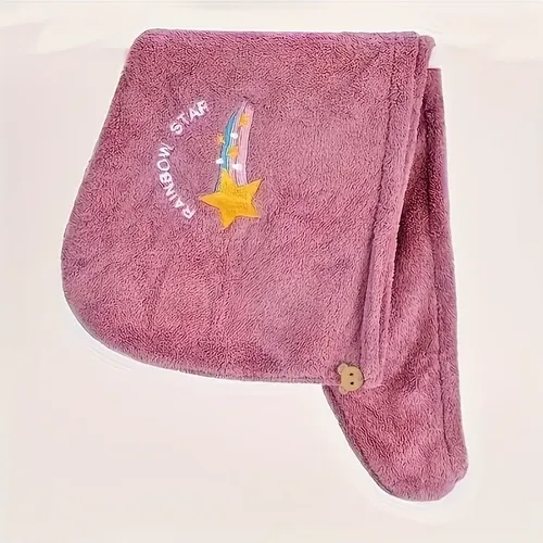 Toalla Gorro De Microfibra For Secado Rápido De Cabello