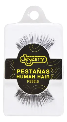 Pestañas Postizas De Pelo Natural Human Hair P232 Color P232.6