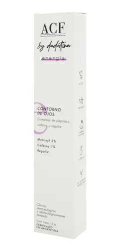 Acf By Dadatina Energía Crema Contorno Ojos Vegano 3c