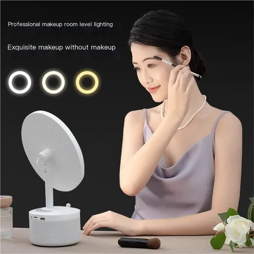 Espejo De Maquillaje De Alta Definición Con Luz Incorporada.