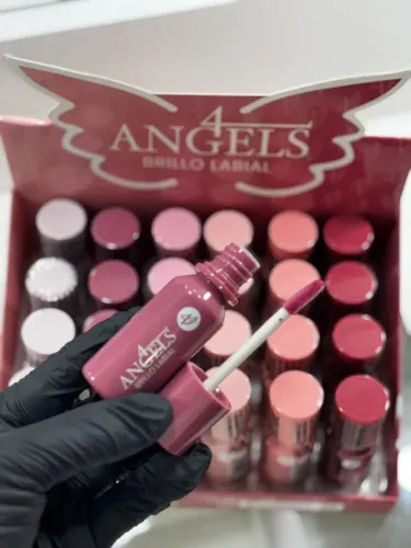 Pack X 24 Brillo Labial Con Color 4 Angeles