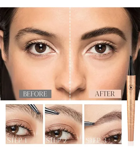 Lápiz Microblading Para Cejas Marrón Oscuro