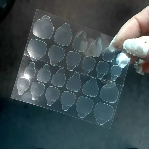 96 Sticker Bifaz Press On Uñas Postizas Gel Acrílico