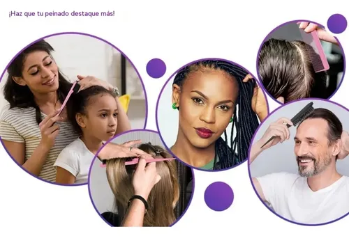 A Cepillo Pulidor Para Cabello Negro