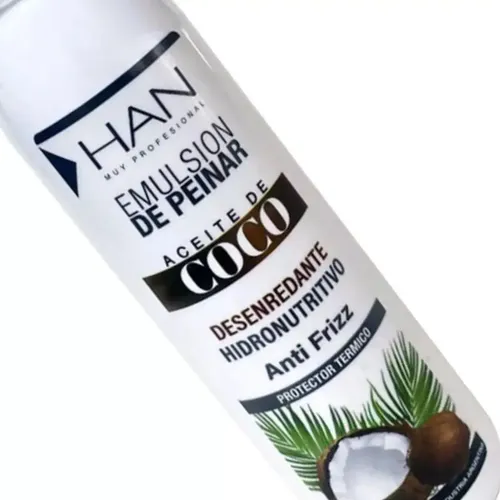 Emulsión Para Peinar Aceite De Coco 200 Ml X 3 U- Han Bp