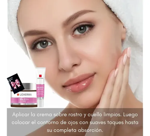 Crema Contorno Ojos Vita B12 Lidherma Combo Hidratante