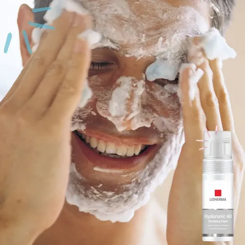 Hyaluronic 4d Cleansing Foam Espuma Limpieza Facial Lidherma Momento de aplicación Día/Noche Tipo de piel Todo tipo de piel