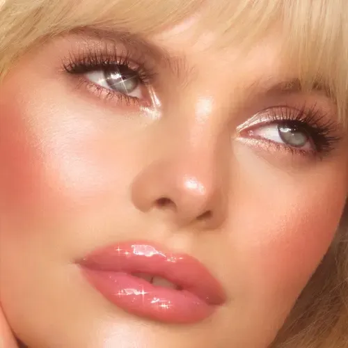 Mini Glossy Pink Lip Gloss + Lip Liner Set Charlotte Tilbury Color Fresh Pink
