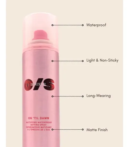 Dúo De Spray Fijador Mate Impermeable One Size 280g