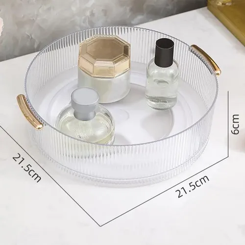Organizador De Maquillaje Giratorio De 360° Para Tocador, Pe