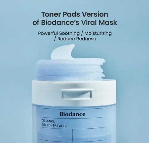 Biodance Hydro Cera-nol Gel Toner Pads 60p(+6p) Todo Tipo De Piel Día/noche