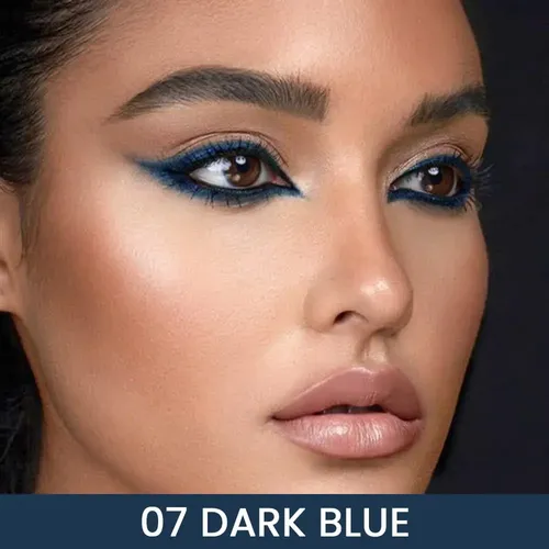 Kaely Lápiz Delineador De Ojos De Gel Azul Oscuro,
