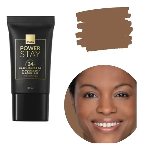 Base Líquida Avon Power Stay Tono 420 Q