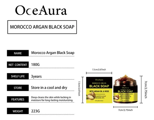 Jabón De Baño Exfoliante Oceaura Para Piel Suave