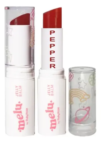 Bálsamo Hidratante Melu Ruby Rose para Labios con Color Papaya