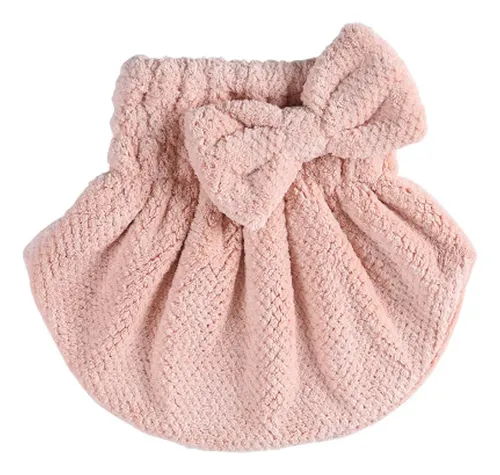 Gorros De Baño De Felpa Coral Absorbentes Y Rápidos