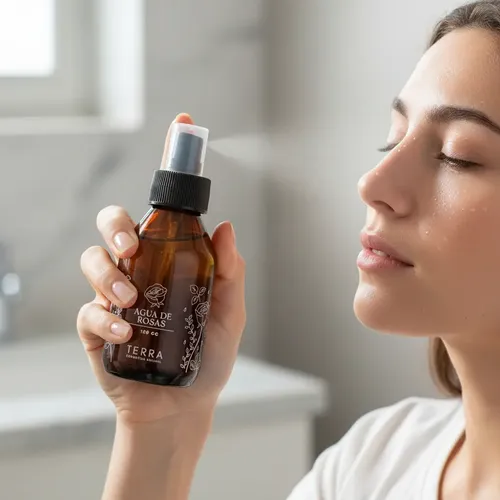 Agua De Rosas Tónico Facial 120cc. Cosmética Natural