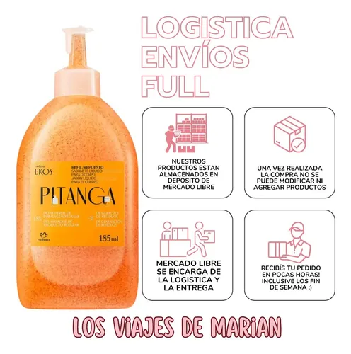 Repuesto Jabon Liquido Corporal  Pitanga Ekos Natura – Lvdm
