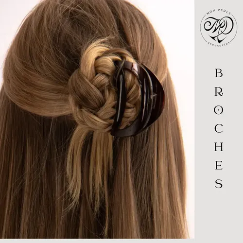 Hebillas Y Broches Para El Pelo Marqui Jolie Color Marrón Claro De 1