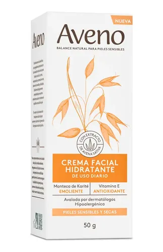 Crema Hidratante Facial Aveno Piel Seca Sensible 50gr