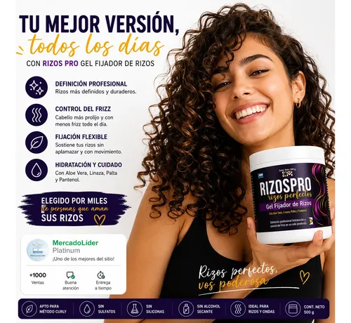 Gel Fijador Rulos Rizos Pro Método Curly Ontrol Friz Arlex