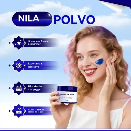 Fhjkggff//* Polvo Azul Nila Marroquí Para El Oopczachfgfgd