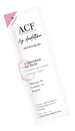 Acf Dadatina Energía Crema Contorno De Ojos Recarga Refill