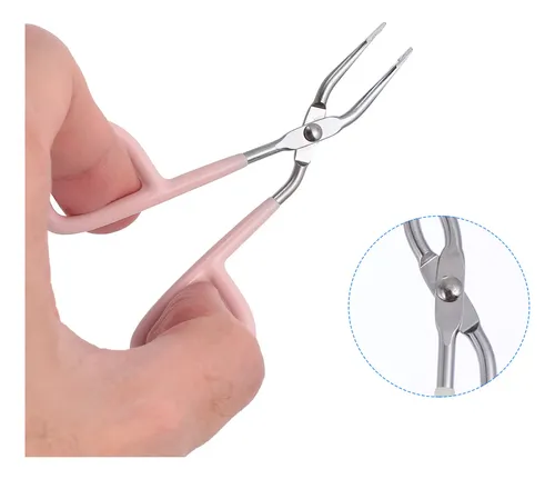 6 Piezas Pinzas Para Depilar Cejas Tijeras Planas