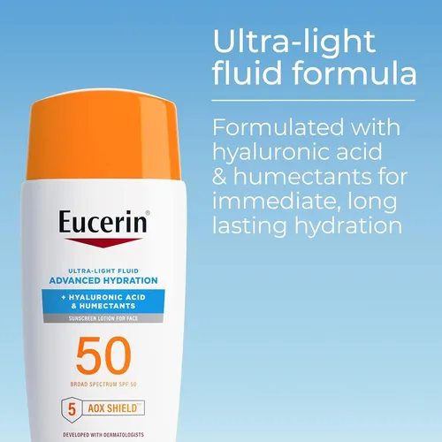 Eucerin Sun Protector Solar Facial Ultraligero Spf 50 Hialur