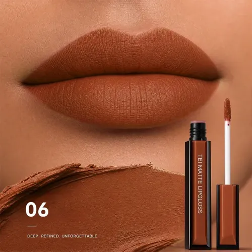 Labial Líquido Matte Larga Duracion X6uni Tei Cosmetica