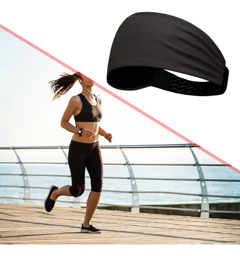 Bandas Para El Pelo Deportivas, Bandas Para El Pelo, Negro