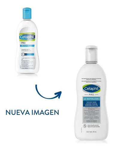 Limpiador Corporal Restaurador de la Piel Cetaphil Pro Ad Restoraderm para Pieles Atópicas