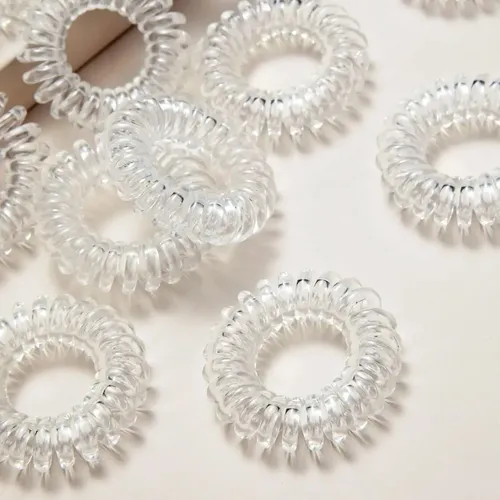 Bandas De Pelo Elásticas En Espiral Accesorios De Moda