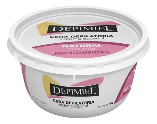 Cera Depilatoria Depimiel Microondas Natural Con Miel X 200g