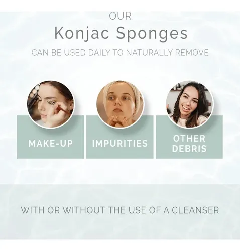 Esponja Natural De Konjac Con Carbón Wildpier 15g