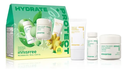 El Set De Cuidado De La Piel Innisfree Holiday Hidrata Y