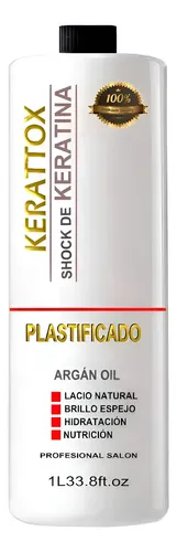 1 Litro De Shock De Keratina Brasilera Anti Frizz