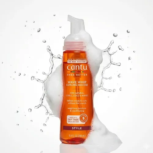 Cantu Wave Whip Curling Mousse Espuma 248ml Rizos Rulos