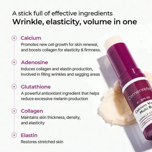 Bálsamo Facial Dr.melaxin Calcium Volume 9g Todo Tipo De Piel Día/noche