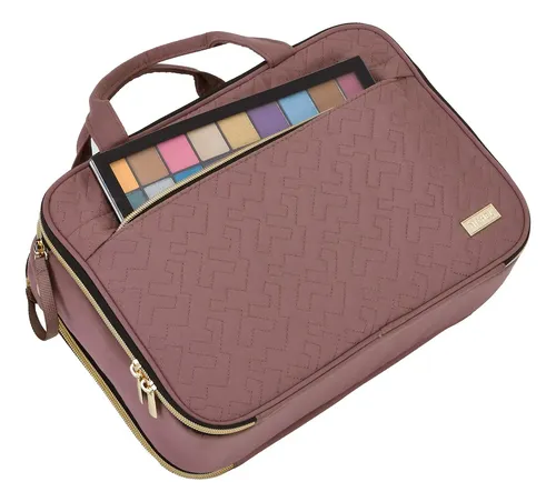 Neceser Nishel Travel Makeup Rosewood Pink 30x10x23 Cm