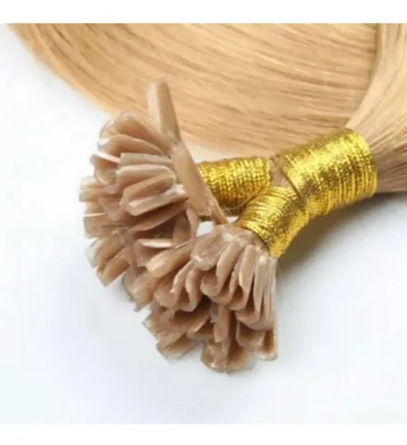 Extensiones X Unidad De Cabello Pelo Natural 35cm Con Color